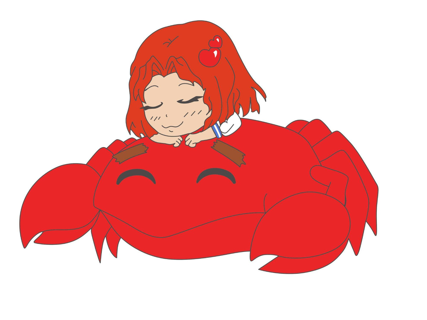 Otakon2023-01 Sleepy Crab Starter Pin