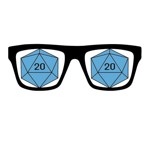 GenCon2020-03 D20 Sunglasses Starter Pin