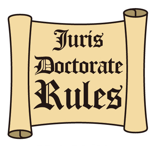 GenCon2020-R04 "Juris Doctorate Rules" Rare Pin