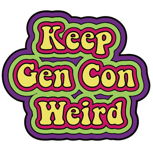 GenCon2021-R04 "Keep Gen Con Weird" Rare Pin